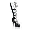 Pleaser - DELIGHT698 Bottes de plateforme - Noir Product image